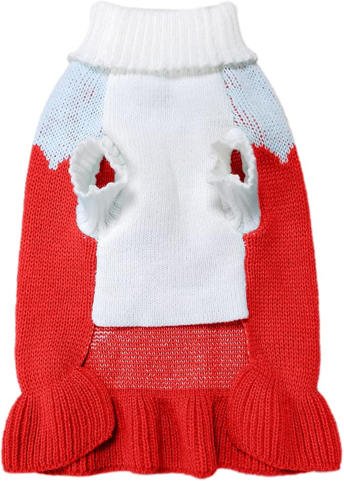 CHBORCHICEN Pet Dog Sweaters Classic Knitwear Turtleneck Winter Warm Puppy - Image 6