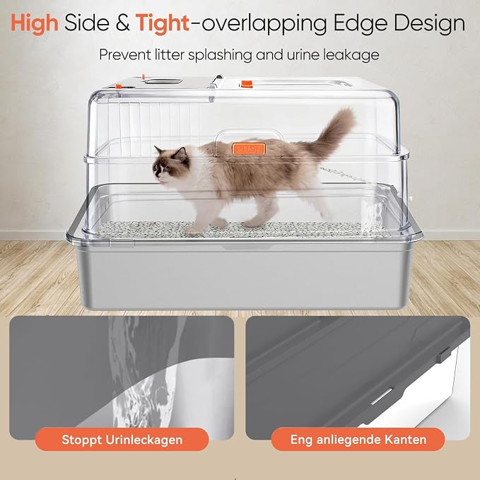 XXXL Stainless Steel Litter Box - Image 3