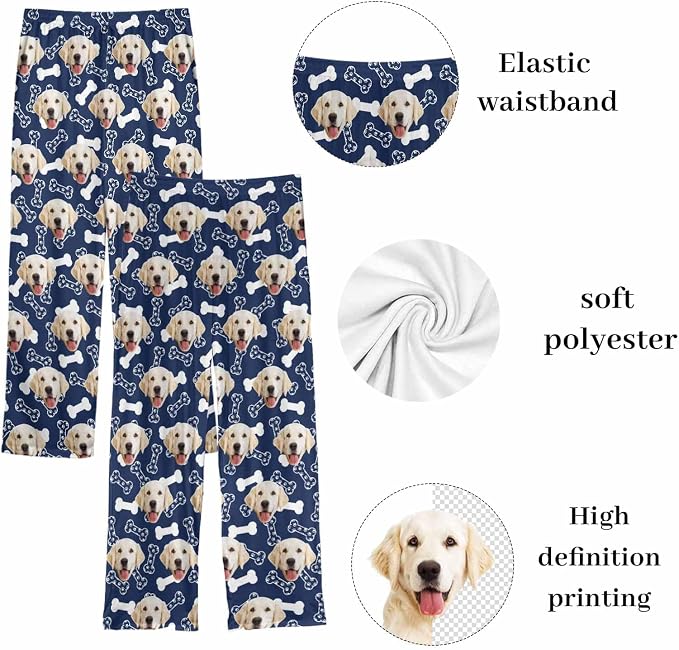 Custom Couple Pajama Pants Sock - Image 5