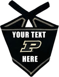 Pets First NCAA Purdue Boilermakers Personalized Tie Around Bandana by PETSFIRST