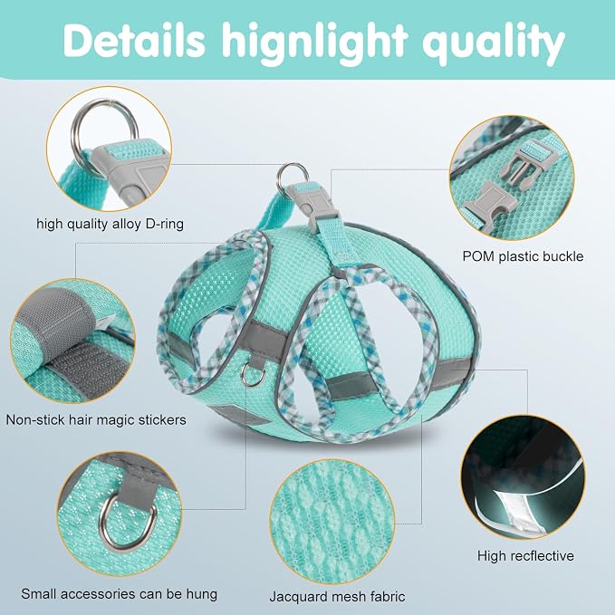 Dog Harness and Leash Set, No Pull Pet Harness - Image 3