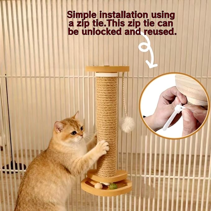 SHENGOCASE 2-Pack Cat Scratching Post - Image 4