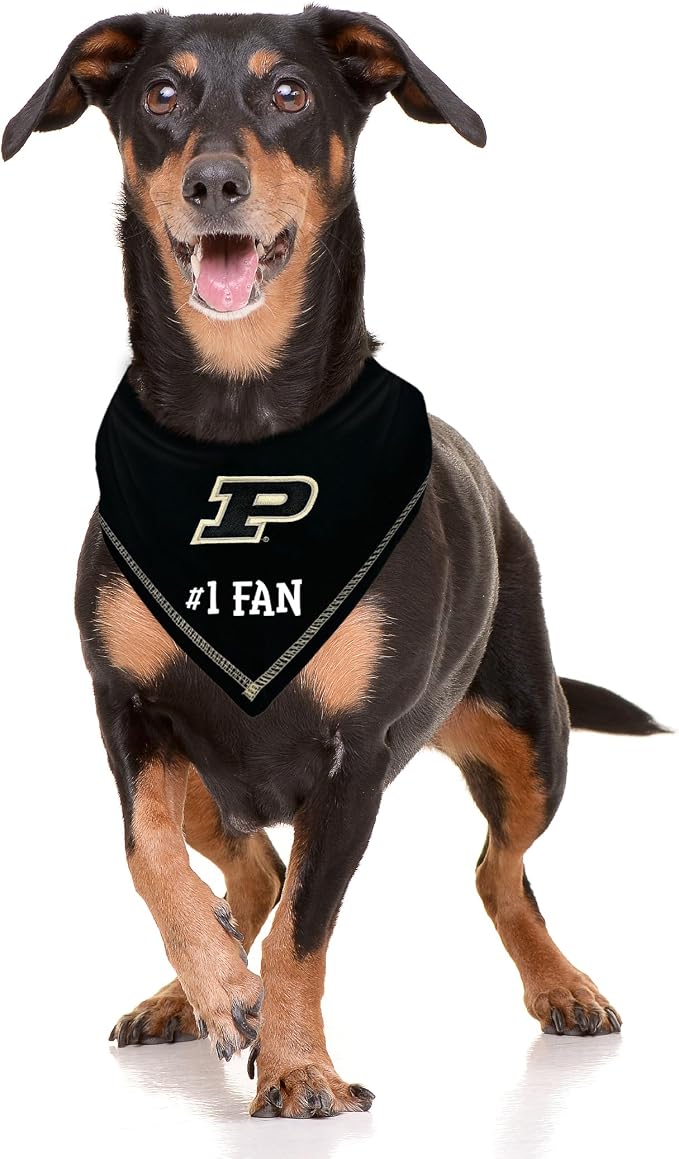 Pets First NCAA Purdue Boilermakers Personalized Tie Around Bandana - Image 2