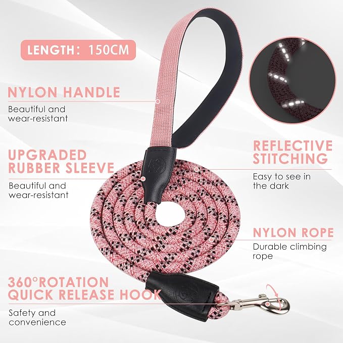 Dog Harness and Leash Set, No Pull Saddle Style Pet Harness, Breathable Mesh - Image 3