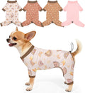Bienbee Dog Pajamas, 4 Pack Dog Recovery Suit Shedding Suit Cute Soft Puppy by Bienbee