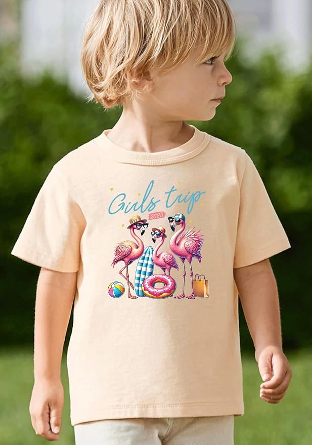 Kids Toddler Little Boys Girls T-Shirt Short Sleeve Funny Animals Graphic - Image 5