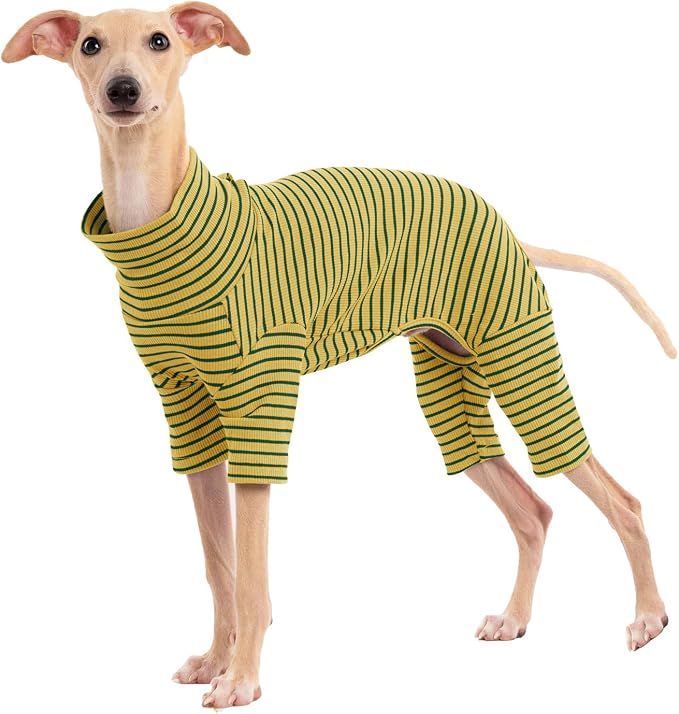 Dog Sweaters for Small Dogs Girls Boys, Striped Pet Sweaters for Fall Winter by Haloumoning