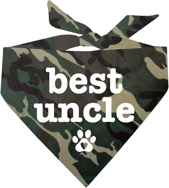 Best Uncle Father's Day, Valentine's Day, Birthday Dog Bandana by TeesTails