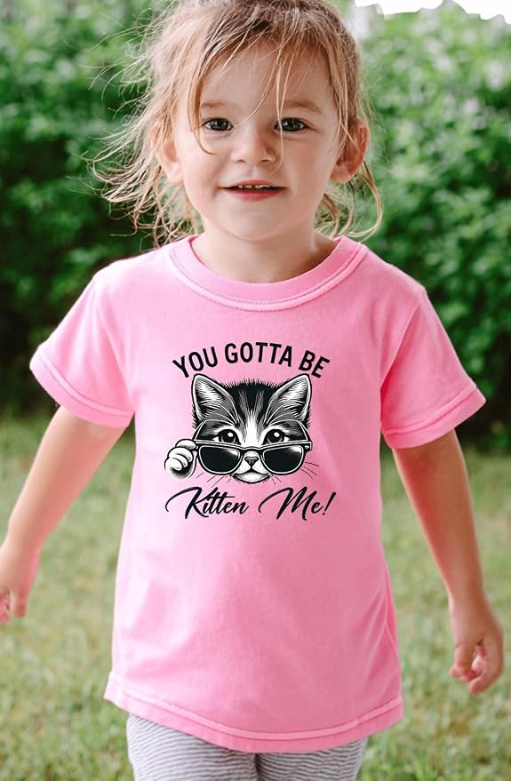 Kids Toddler Little Boys Girls T-Shirt Short Sleeve Funny Animals Graphic - Image 3