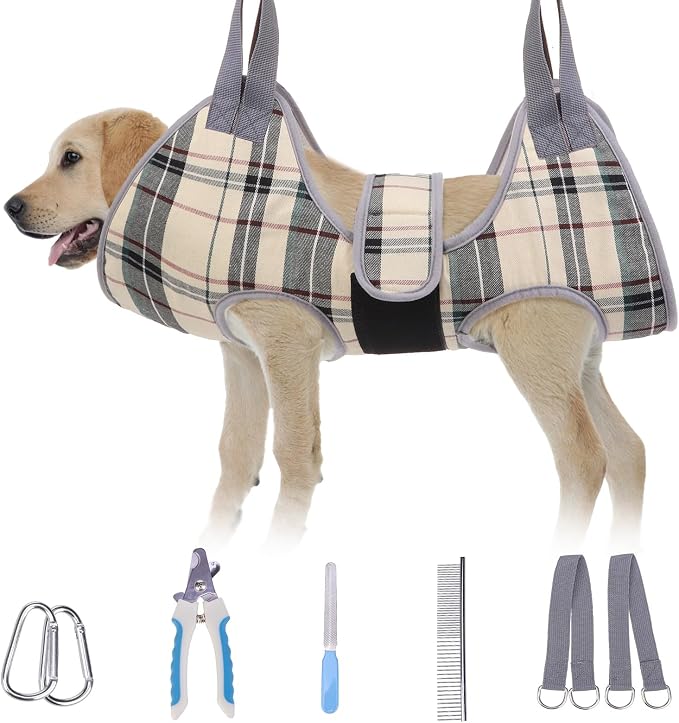 BEAUTYZOO Dog Grooming Hammock, Medium Dog Sling by BEAUTYZOO