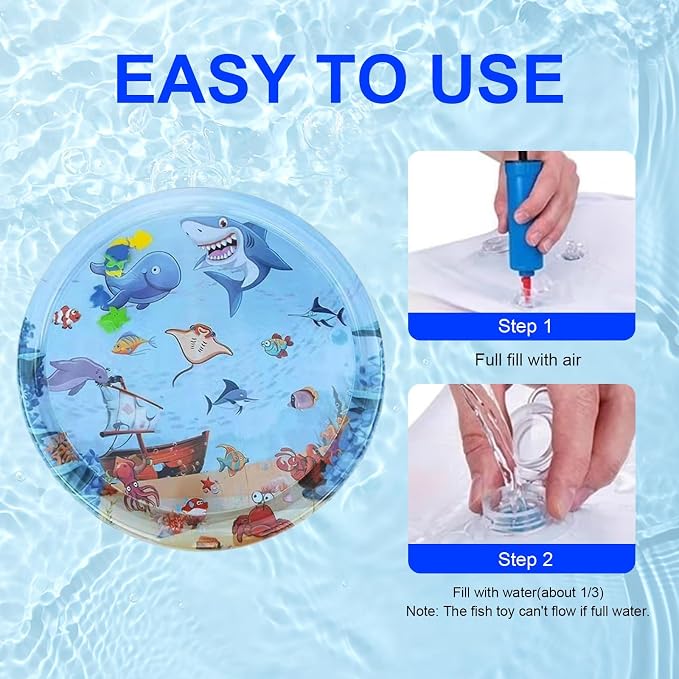 Cat Water Mat 2025 Upgraded 0.5mm Thickened Sensory Water Palymat, Anti-Scratch - Image 3