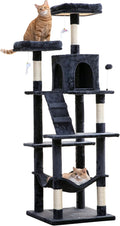 MWPO 70.1-Inch Large Cat Tree, Plush Cat Condo by MWPO