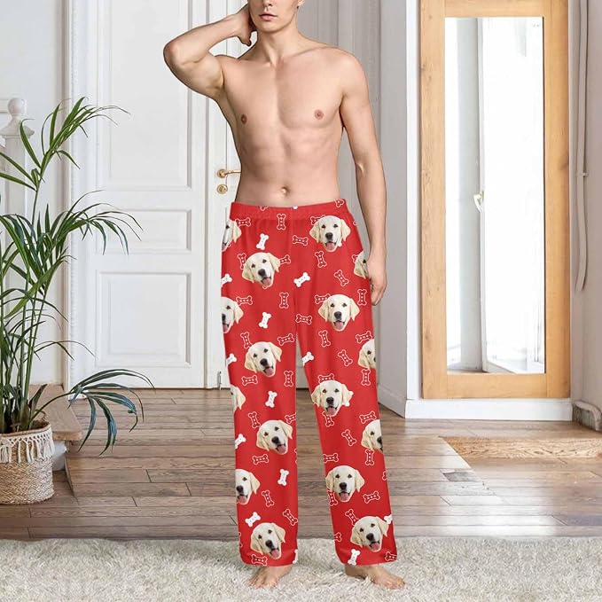 Custom Couple Pajama Pants Sock - Image 4