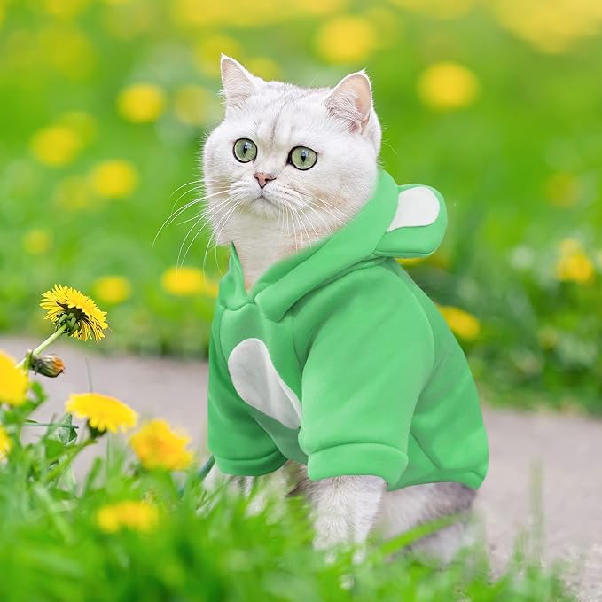 Small Dog Hoodie Soft Warm Fleece Fall Winter Dog Clothes Cute Puppy Sweaters - Image 6