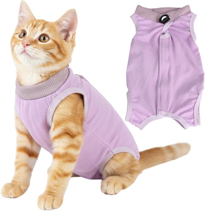 Cat Recovery Suit, Breathable Cat Onesie by Unknown