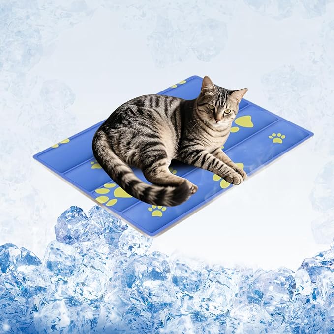 Dog Cooling Mat, Cooling Mat for Dogs & Cat, Provides Instant Relief for Small by Unknown