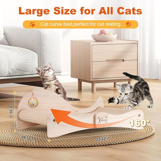 Extra Large 3-in-1 Cat Scratcher Bed - Image 2