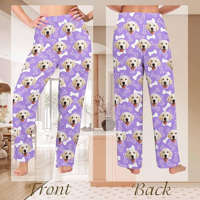 Custom Couple Pajama Pants Sock - Image 5