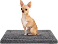Washable Dog Bed Mat Crate Pad Soft Fluffy Pet Kennel Beds Dog Sleeping Mattress by Exsnugypetproducts