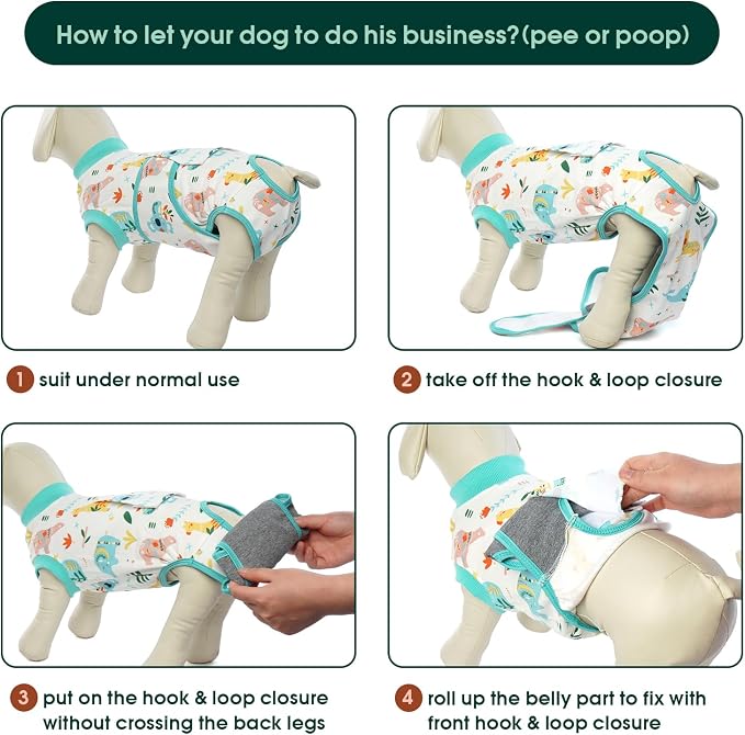 Kuoser Recovery Suit for Dogs Cats After Surgery, Professional Pet Recovery - Image 4