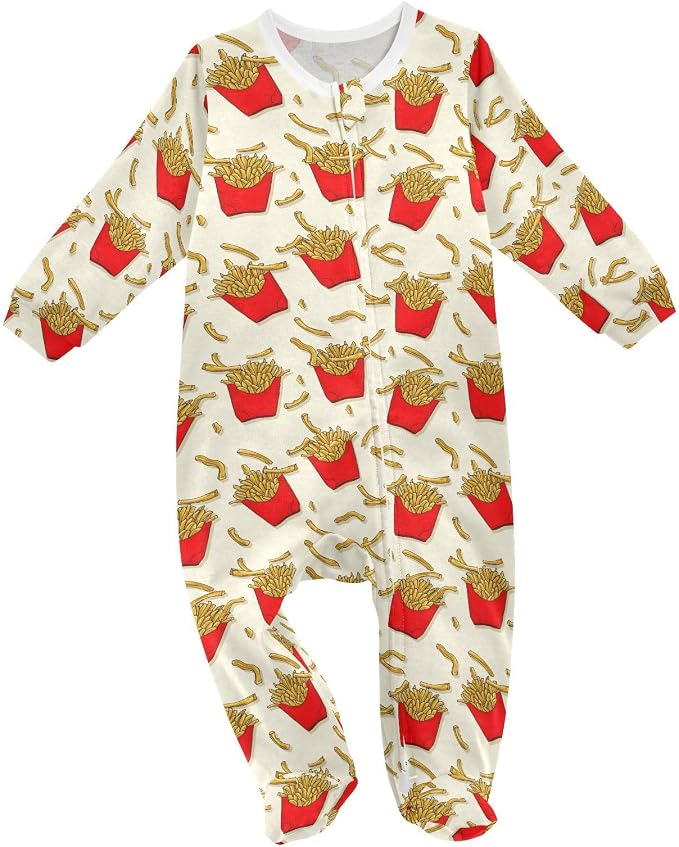 Baby Sleepers For Girl Boys Newborn Baby Play One-Piece Footies For 0-24 Months by Unknown