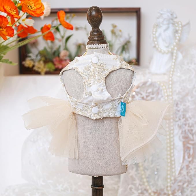 Fashion Sweet Puppy Dog Blingbling Princess Skirt Pet Dog Lace Cake Camisole - Image 5