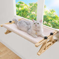 Tresbro 2-IN-1 Cat Window Perch & Elevated Cat Hammock, Easy Setup, Adjustable by Tresbro