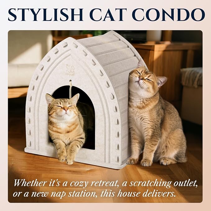 Apasiri Cat Houses for Indoor Cats: Cozy Indoor Pet Shelter - Image 8