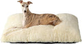 EHEYCIGA Fluffy Dog Crate Bed for Large Dogs, Plush Faux Fur Crate Pad by EHEYCIGA