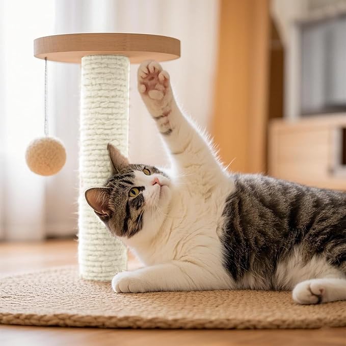 Sisal Rope for Cat Scratcher 1/4" 200 Ft Cat Tree Twine for Repairing Cat - Image 7