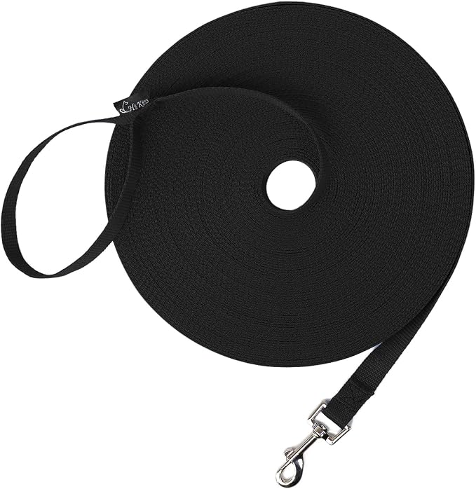 Hi Kiss Dog/Puppy Obedience Recall Training Agility Lead/ Leash - 15ft 20ft by Hi+Kiss