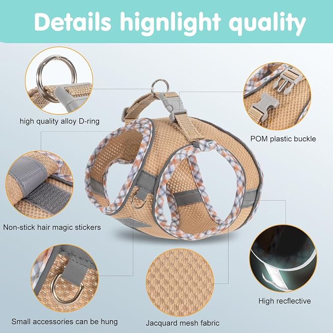 Dog Harness and Leash Set, No Pull Pet Harness - Image 3