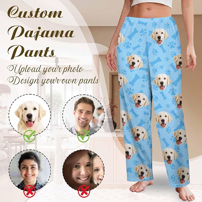 Custom Couple Pajama Pants Sock - Image 3
