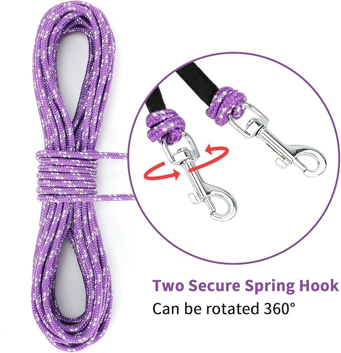 Rypet Reflective Cat Long Leash - 15 FT Escape Proof Walking Leads Yard Long - Image 4