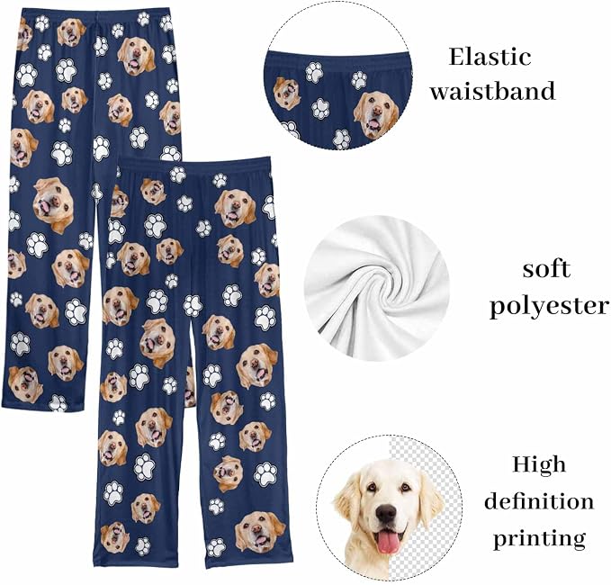 Custom Couple Pajama Pants Sock - Image 5