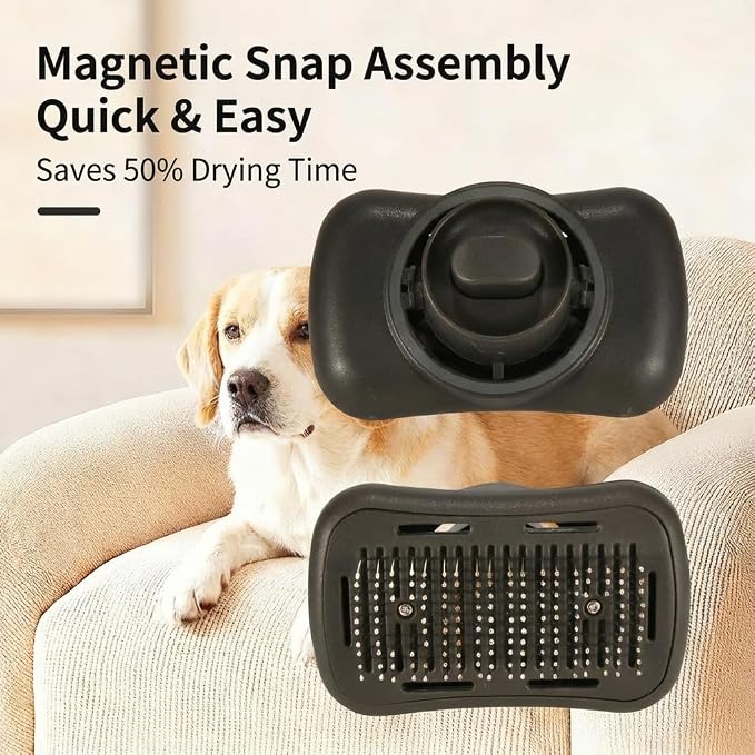 LUMIXA Heated Pet Grooming Brush Attachment, Deshedding Dog & Cat Brush - Image 5