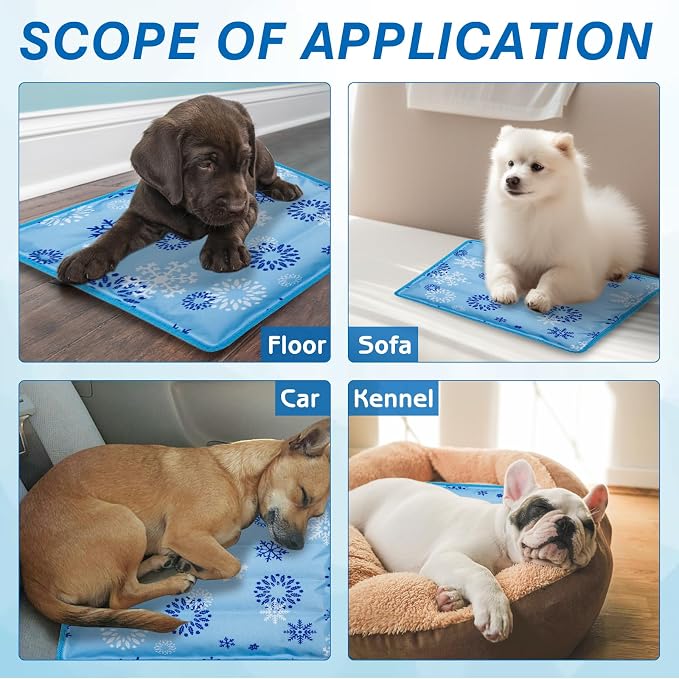 Dog Cooling Mat Water Injection Pet Cool Pads Dogs & Cats Pet Cooling Blanket - Image 7