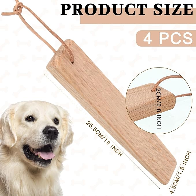 Barydat 2 Pcs Break Stick Dog Fight 10.04'' x 1.77'' x 0.79'' Dog Stick Toy - Image 2
