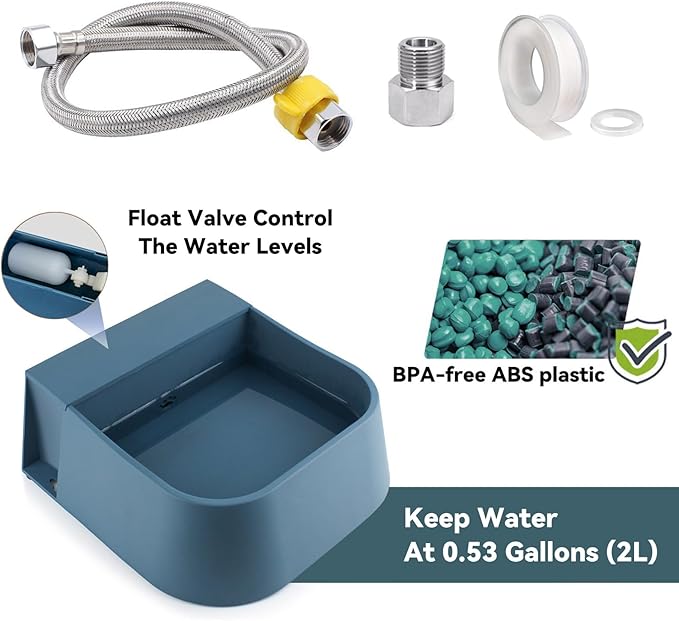 PETLESO Dog Water Bowl Dispenser, Automatic Water Dispenser - Image 4