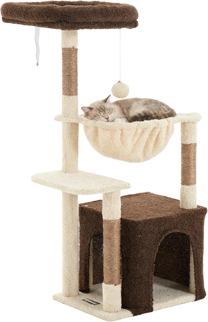 Cat Tree for Indoor Cats, 39.8-inch Cat Tower by Unknown