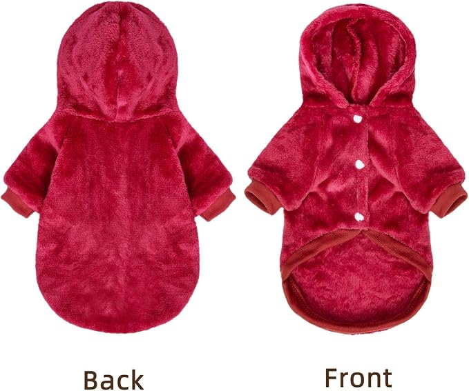 FabriCastle Dog Hoodie Sweater for Small Dogs Boy and Girl, Dog Clothes XS XXS - Image 2