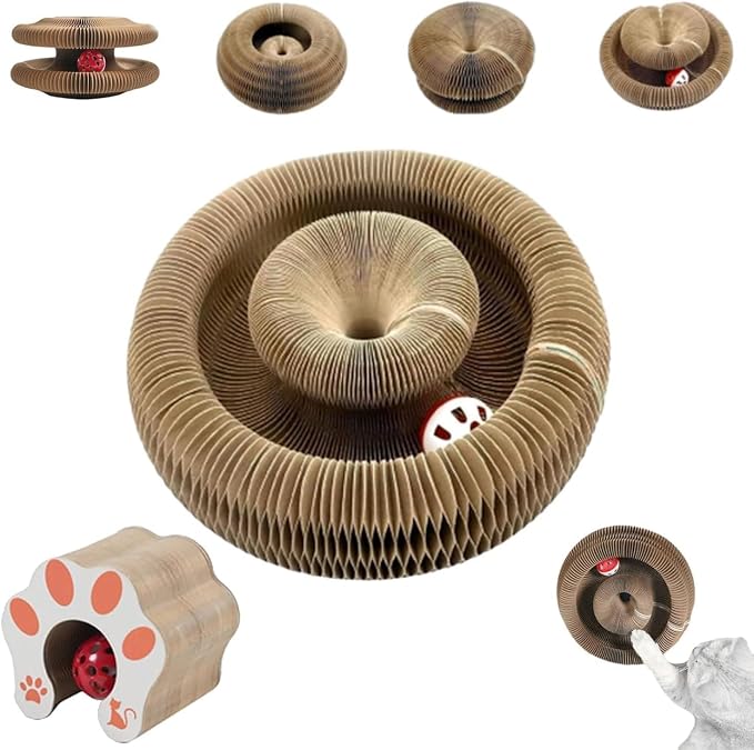 Kitlty Kurliz Cat Toy, Magic Organ Cat Toy, Magic Organ Cat Scratcher Board by Unknown