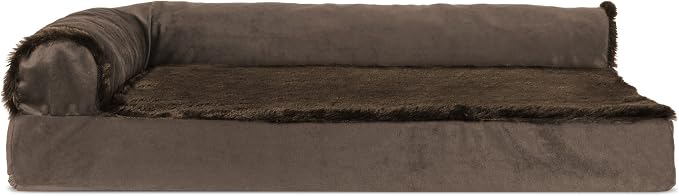 Furhaven Cooling Gel Dog Bed for Medium/Small Dogs w/ Removable Bolsters & by FurHaven
