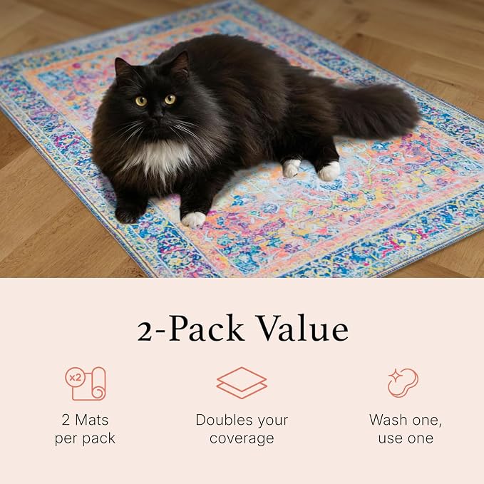 Lovewag Cat Litter Box Mats 2 Pack - Image 4