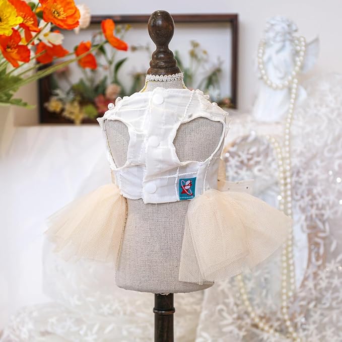 Fashion Sweet Puppy Dog Blingbling Princess Skirt Pet Dog Lace Cake Camisole - Image 5