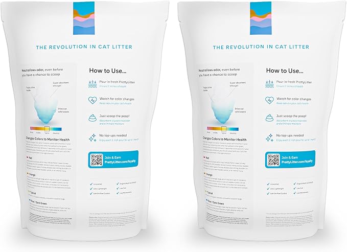 PrettyLitter Health Monitoring Cat Litter | Lightweight & Low Tracking - Image 2