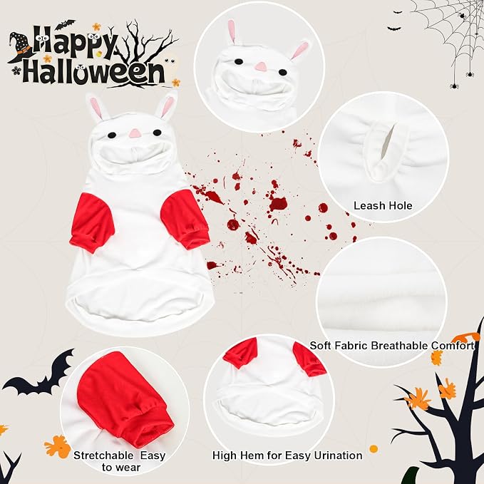 NACOCO Halloween Rabbit Dog Costume - Image 3