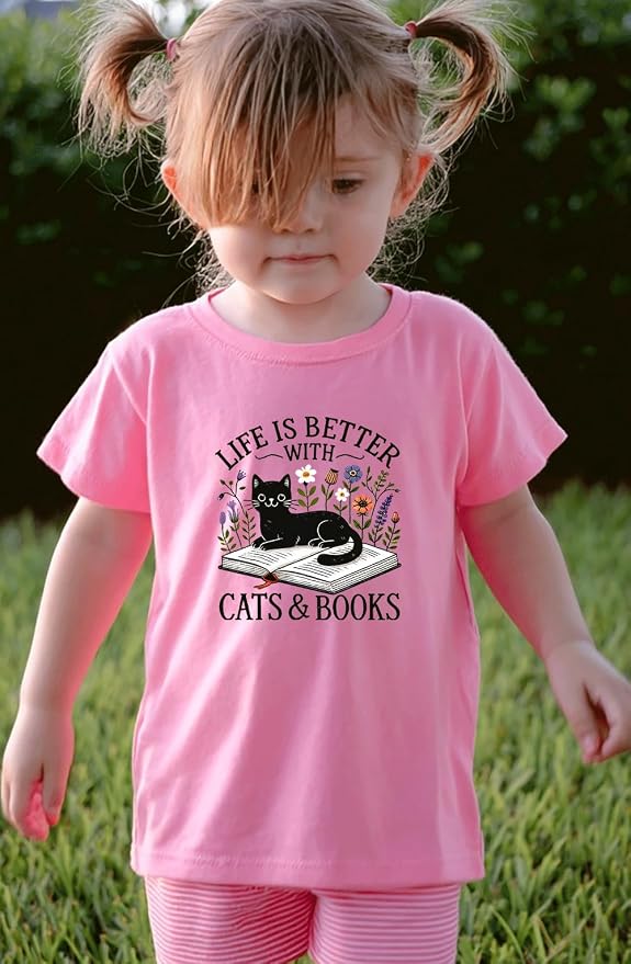 Kids Toddler Little Boys Girls T-Shirt Short Sleeve Funny Animals Graphic - Image 2