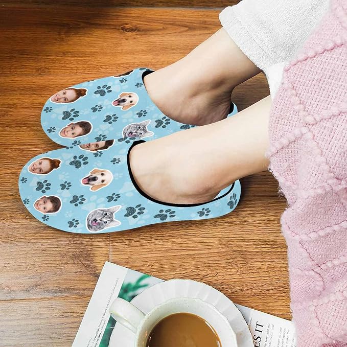Artsadd Custom Pajamas for Women Men Family, Personalized Face Pjs Pajama Pants - Image 5