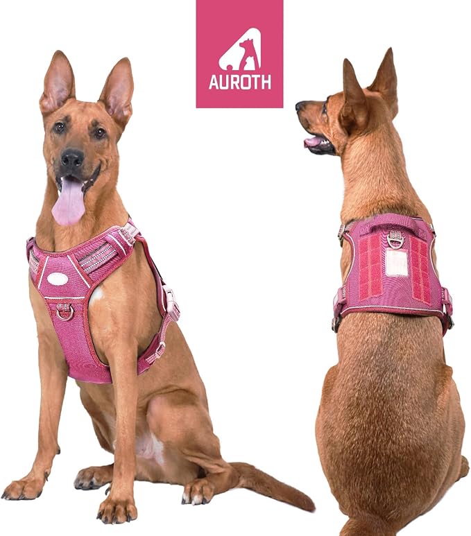 Auroth Tactical Dog Harness for Large Dogs No Pull Adjustable Pet Harness - Image 5